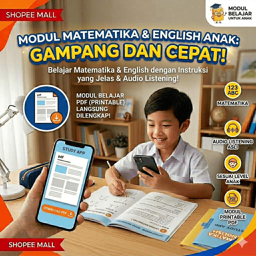Ecourse PDF Kumon TK SD SMP SMA Dilengkapi dengan audio dan textbook instruksi bahasa mandarin