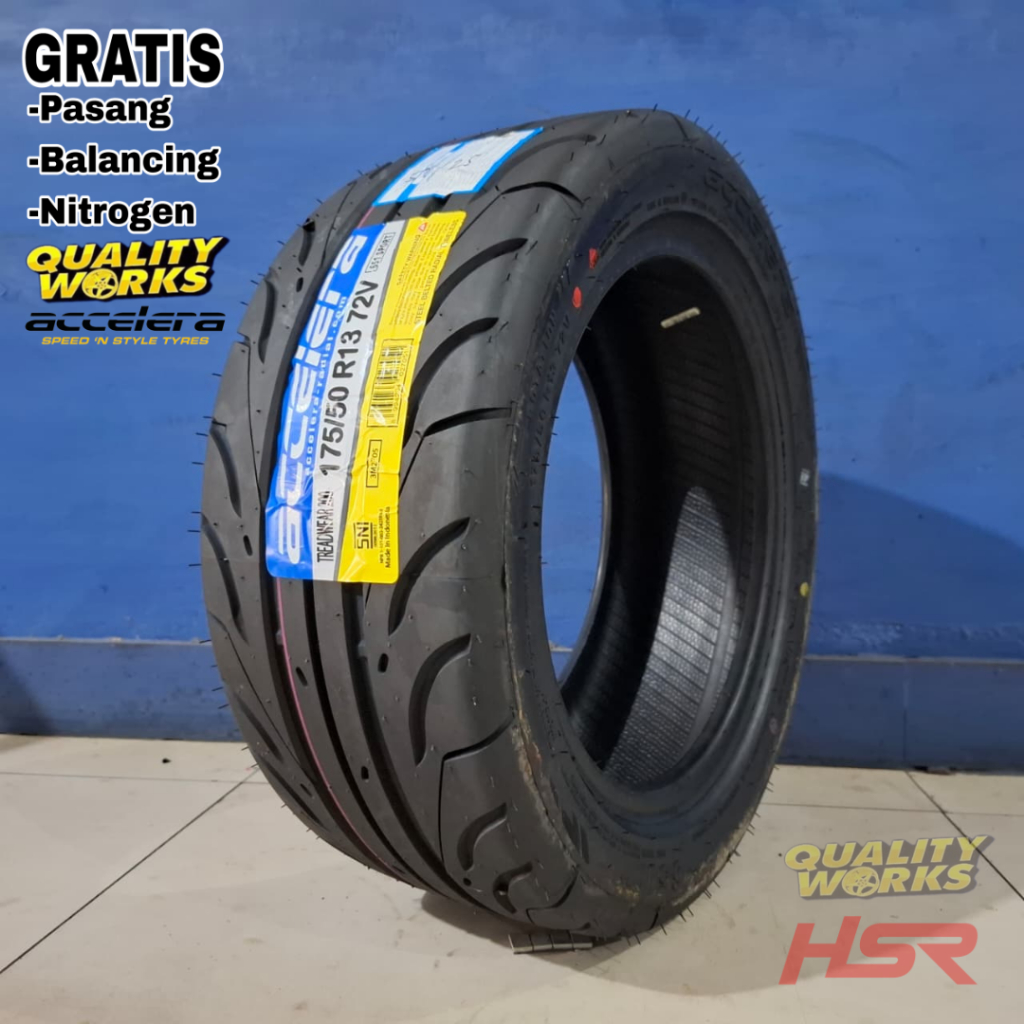 BAN MOBIL RING 12 UKURAN 165 60 R12 ACCELERA 651 SPORT TW200 SEMI SLICK