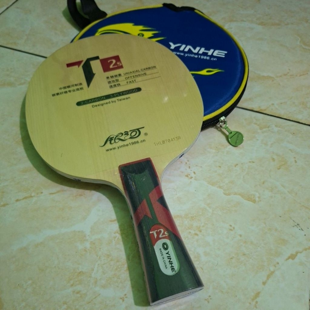 YINHE T2s 2 CARBON -3 PLYWOOD BET TENIS MEJA OFFENSIF