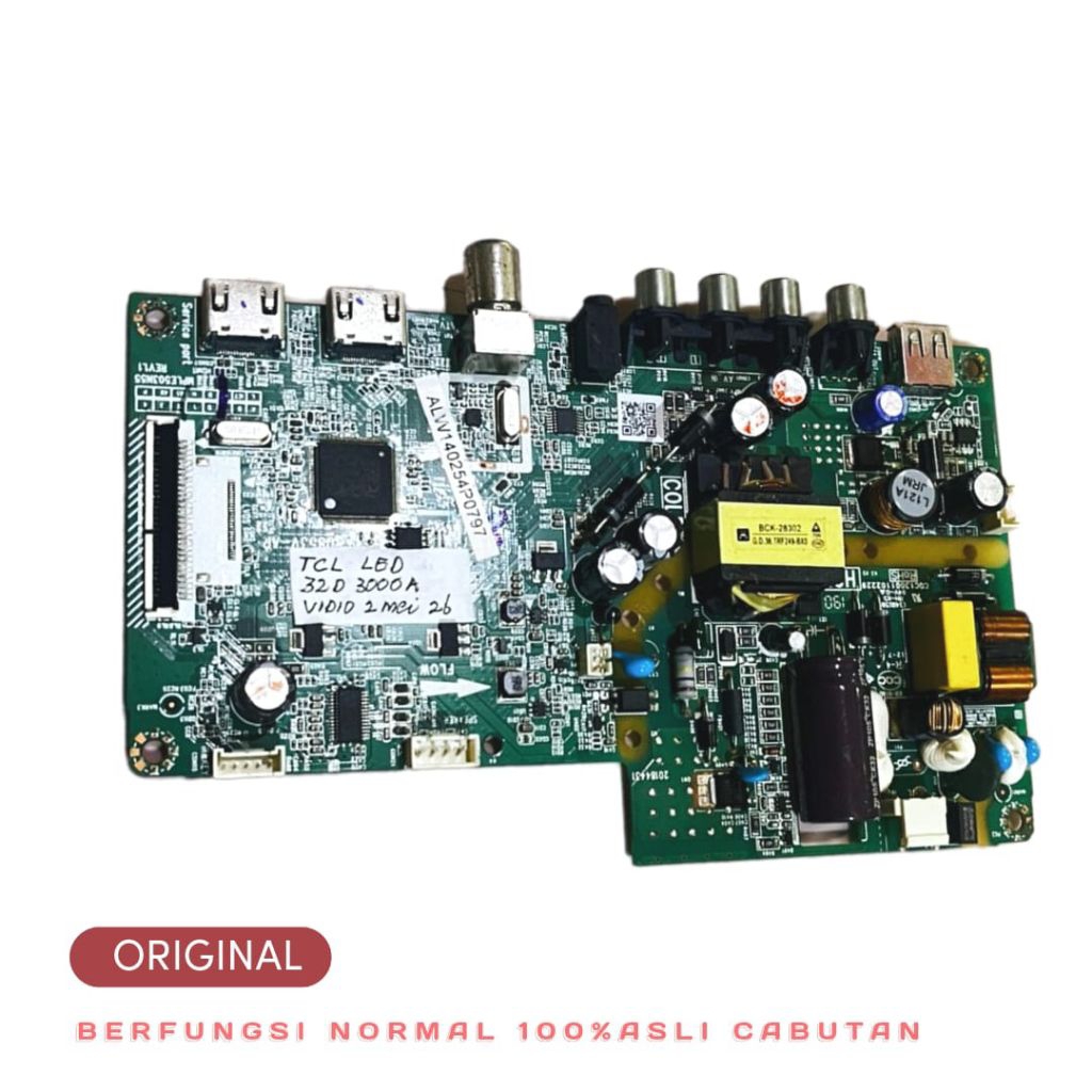 MB TV TCL 32D3000 MESIN TV TCL 32D3000 MAINBOARD TV TCL