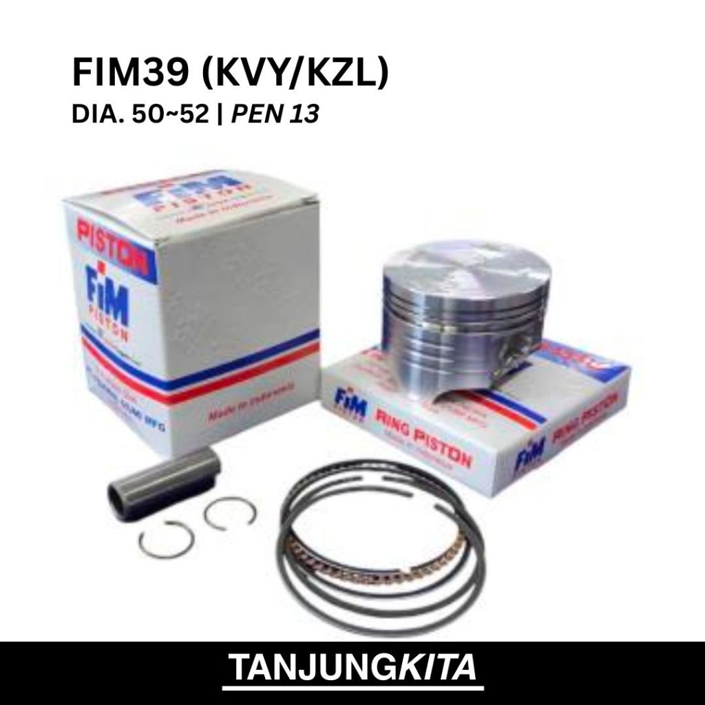 FIM39 Piston Kit Set Original Federal Izumi Diameter 50 | 50.25 | 50.5 | 50.75 | 51 | 51.5 | 52 – Pi