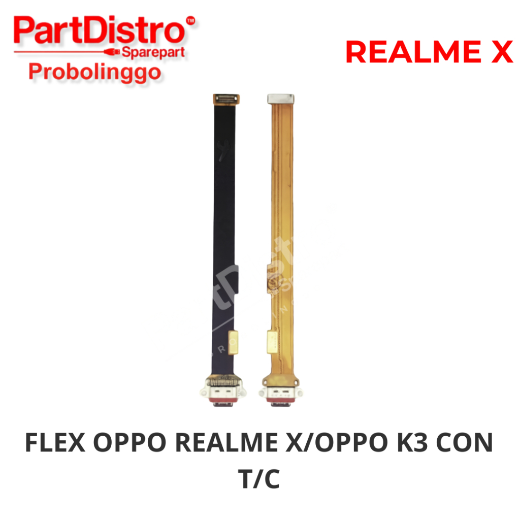 FLEXIBLE CONECTOR CAS / CHARGER REALME X / OPPO K3 SATU SET OEM