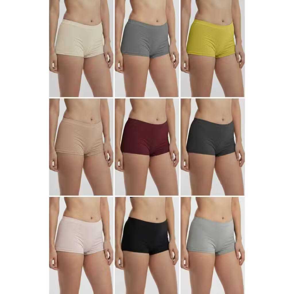 Boxer wanita 10 PCS SHOT OLAHRAGA/SHOT DEWASA PRIA DAN WANITA CELANA PENDEK WANITA//CELANA LEGING ST