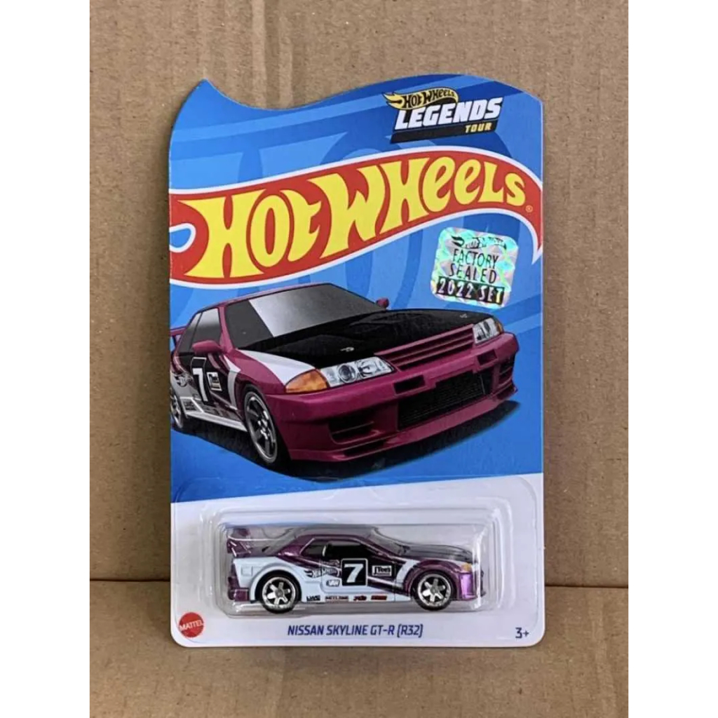 Hot Wheels Legends Tour Nissan Skyline GTR R32 Hotwheels Factory Sealed 2022 Ban Karet