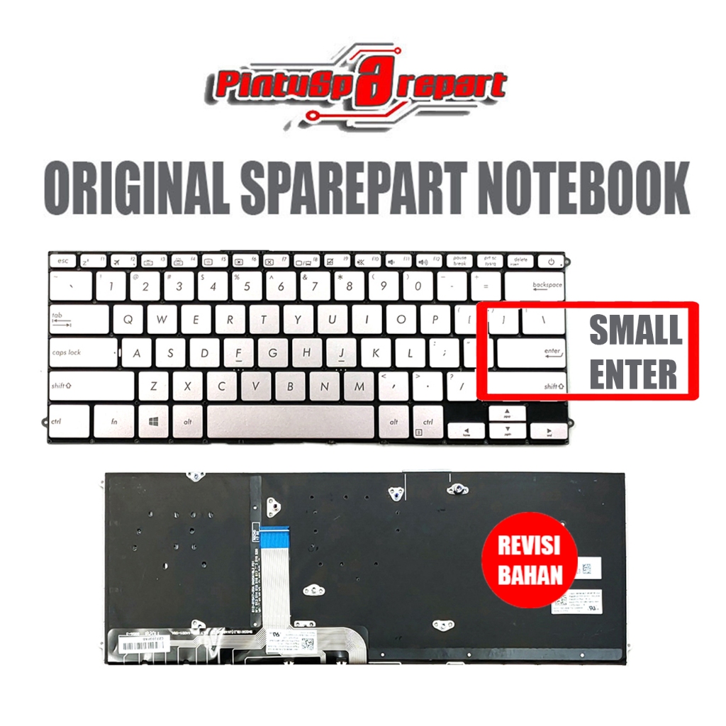 (Genuine Rose) Original Keyboard Asus UX490 UX490C UX490CA UX490U UX490UA UX490UAK UX490UAR (ZenBook