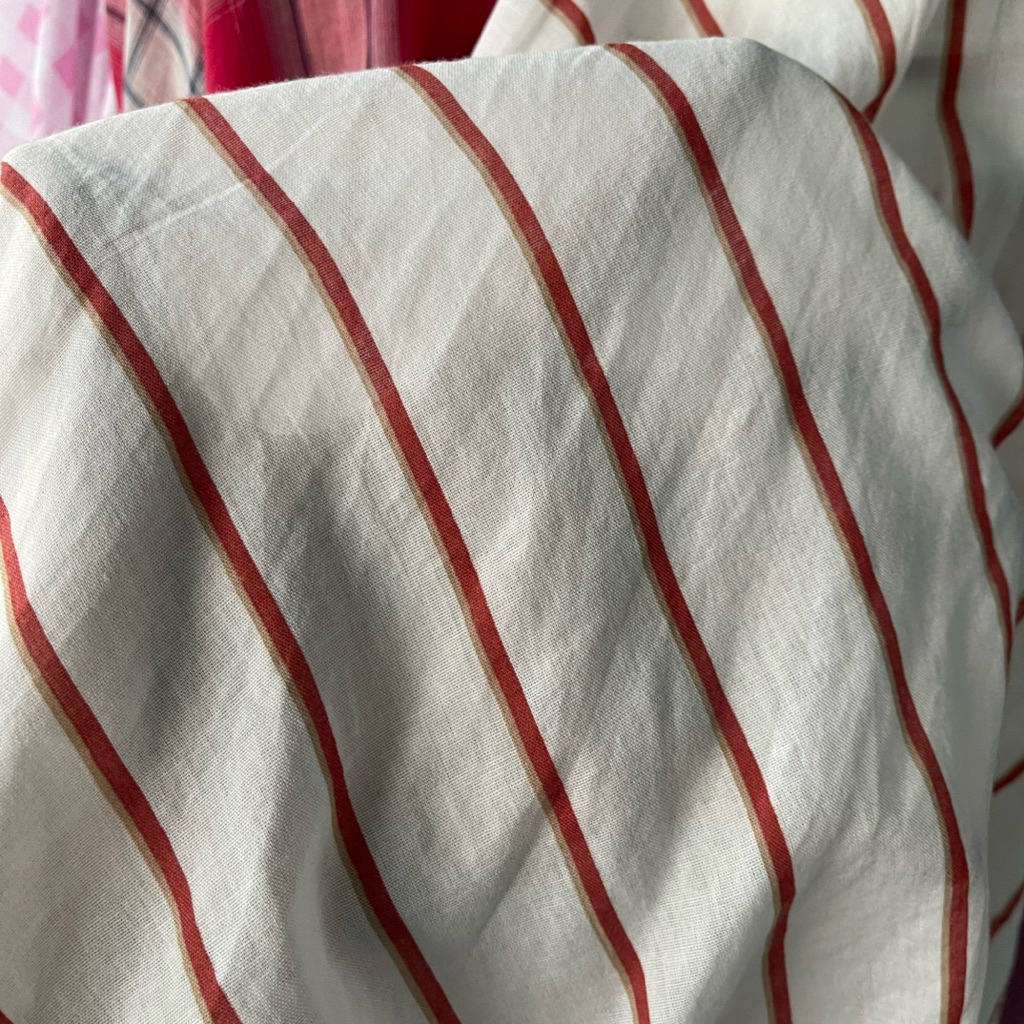kain katun motif - kain katun paris motif salur premium - kain katun original - kain katun style pj