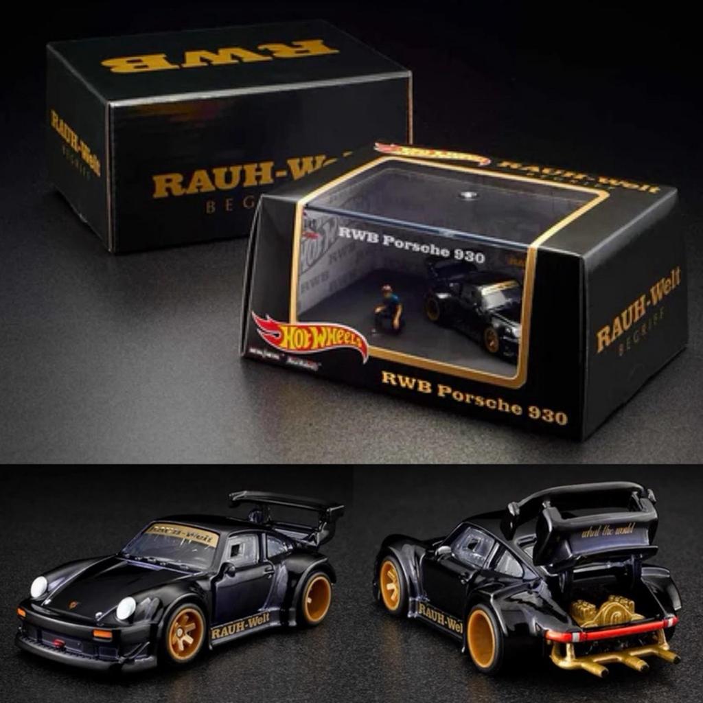 Hotwheels RLC Porsche RWB 930 with Akira Nakai Figure