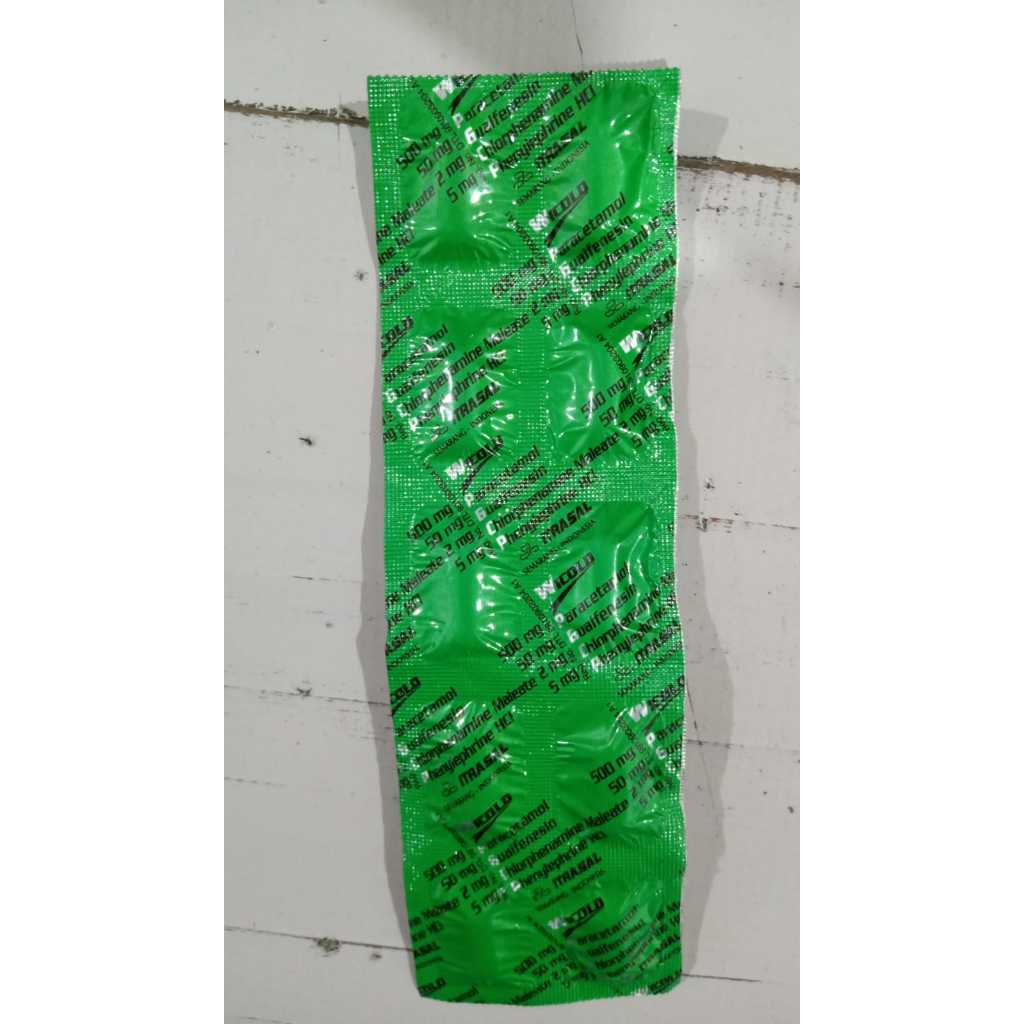 WICOLD TABLET DEMAM BATUK PILEK