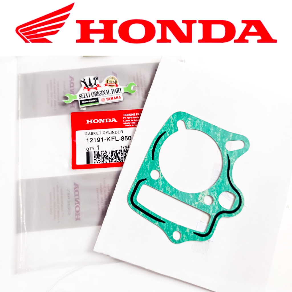 PAKING GASKET BLOK CYLINDER SUPRA FIT REVO LEGENDA HONDA ORIGINAL AHM
