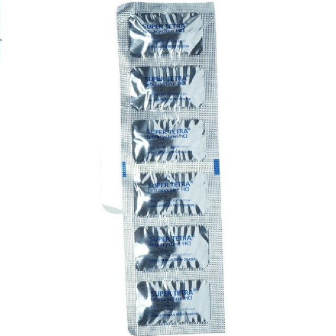 SUPER TETRA 250 MG 1 STRIP @ 6 KAPSUL LUNAK