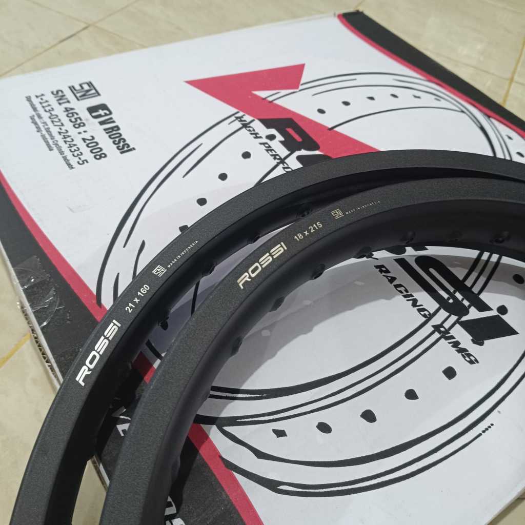 COD (HARGA SEPASANG) VELG ALMINI ROSSI W TRAIL 16/19 18/21 KLX CRF WR 160 x 21 19 / 185 x 18 16 MERA