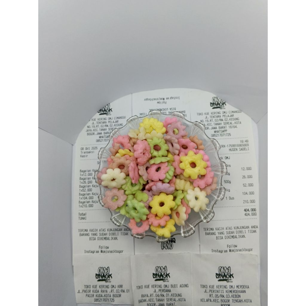 Snack Pilus Sakura - Rasa Gurih Asin Manis, Warna Warni Menarik