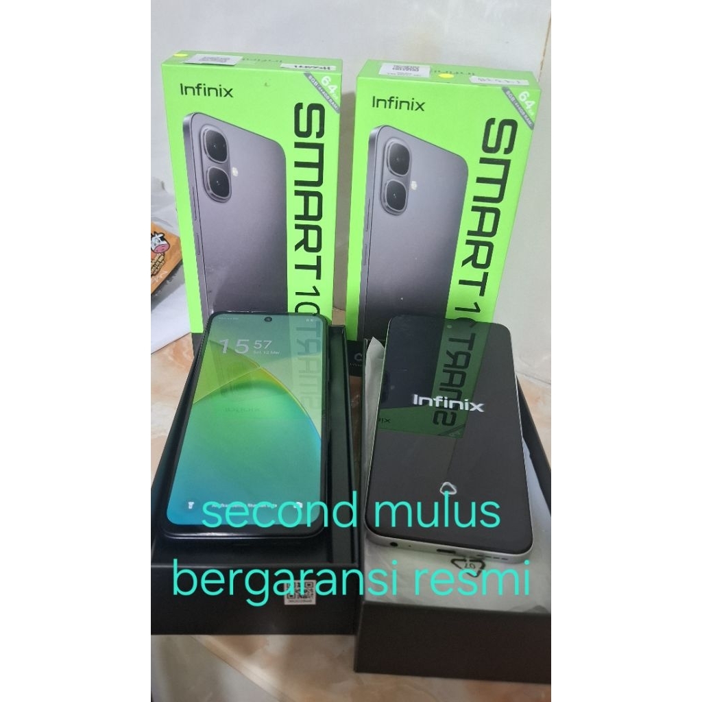 Infinix smart 10 ram 4/64gb SECOND mulus