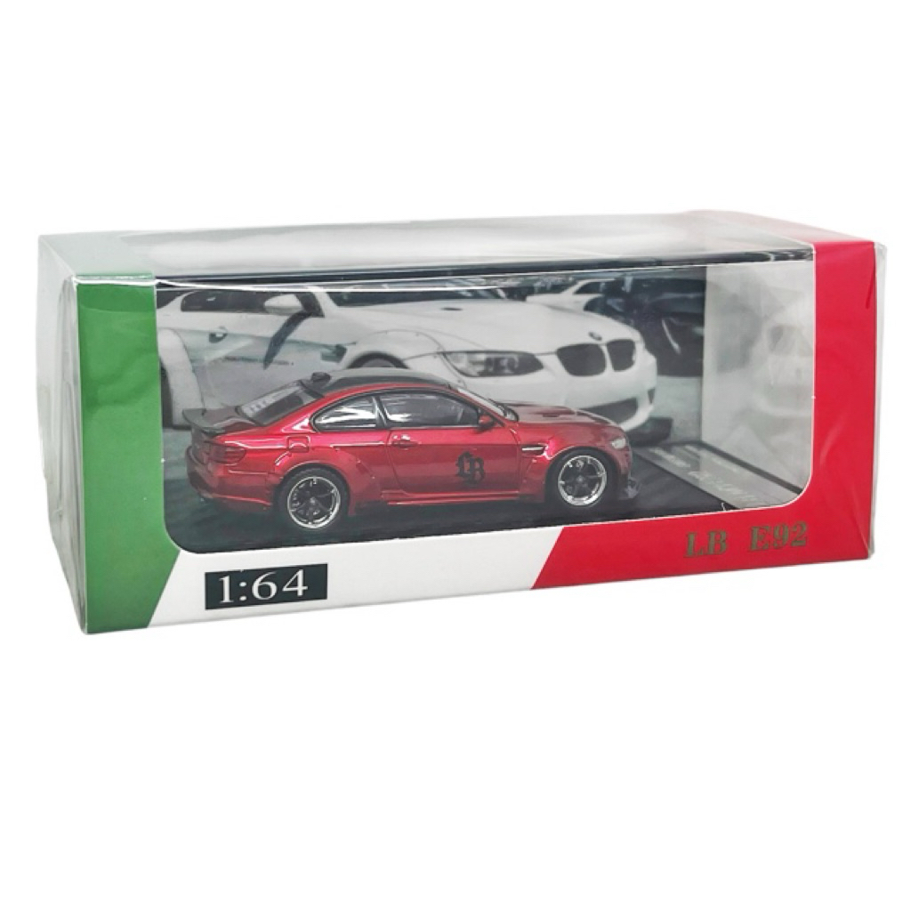Fine Model 64 BMW M3 E92 LB Customized Metalic Red