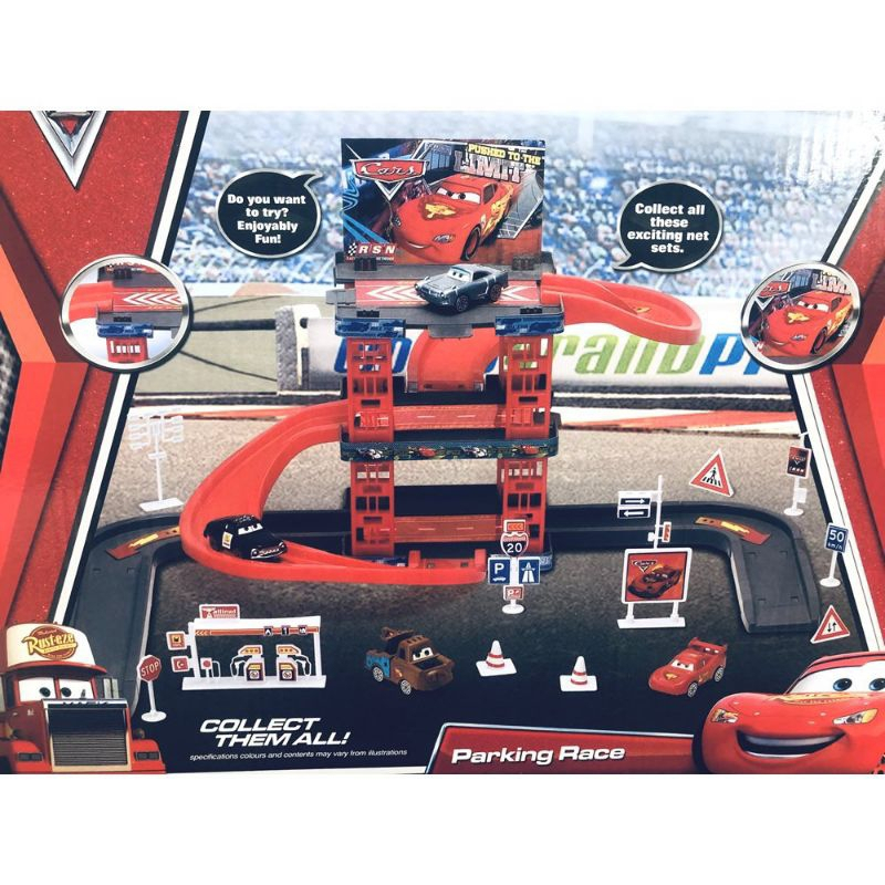 Mainan mobil cars parking super garage 40pcs cars parking garage planes 58107 cars 7000B