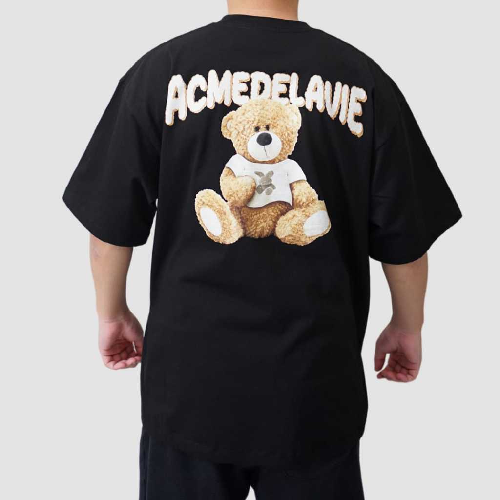 ADLV Teddy Green Font Black Tee / Baju Kaos ADLV Authentic
