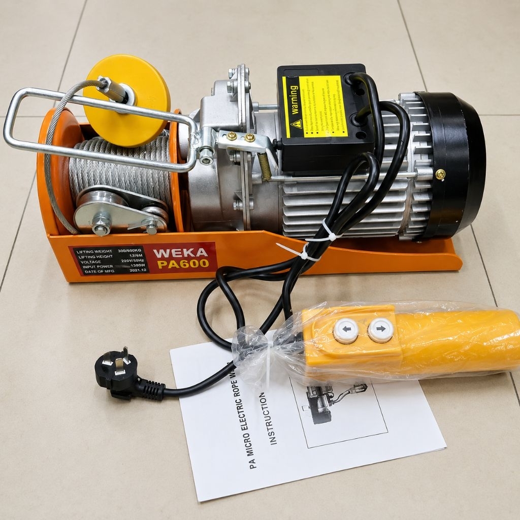 Electric hoist PA 600 x 12 meter elektrik hoist weka