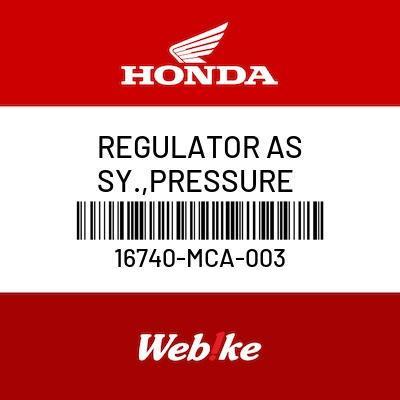 Ready REGULATOR ASSY., PRESSURE 16740-MCA-003 GOLDWING OEM part Honda