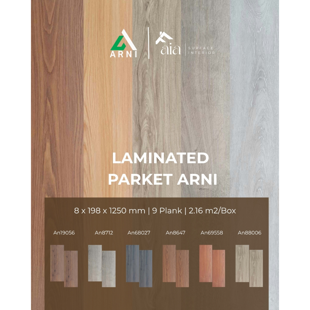 Lantai Kayu Parket MDF Motif Natural Minimalis