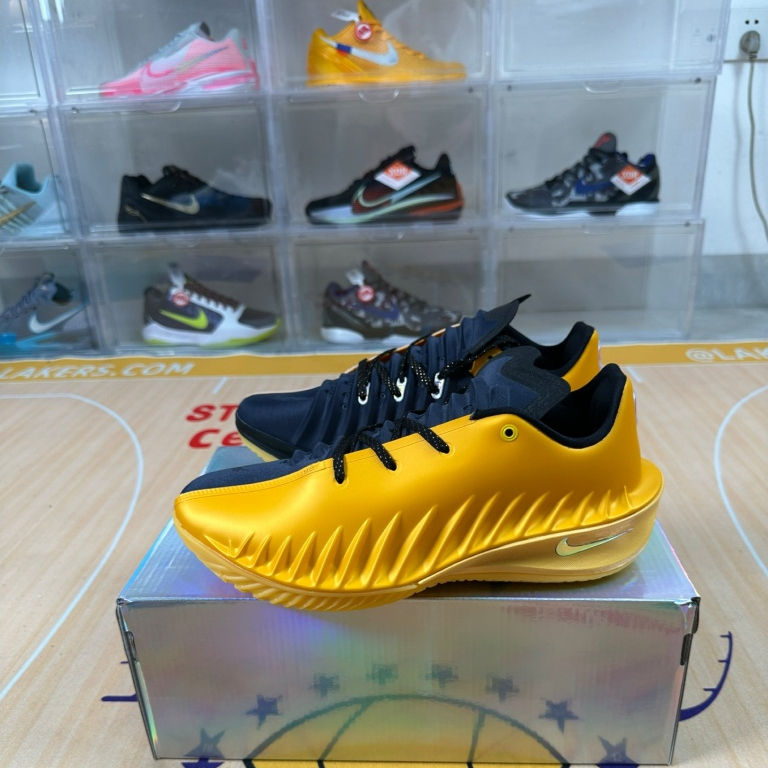 Air Zoom G.T. Cut 4 "Bruce Lee" Unisex Gold Black Basketball Shoes Comfort Fit ZoomX Cushion Durable