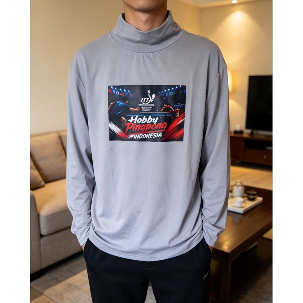 Kaos Pingpong sports katun size XL (Ld.114 P. 68cm) Bagus & Nyaman dipakai