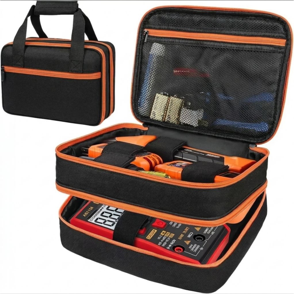 Tas Penyimpanan Elektroprobe Multifungsi Tas Jinjing Penyimpanan Multimeter
