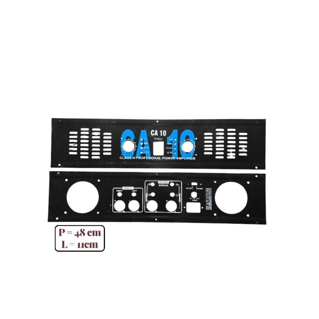 PANEL PLAT CA 10 TIPIS - Plat Power Amplifier Ca 10 TIPIS