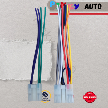 Kabel Soket head unit Toyota Daihatsu/Soket Plug and Play Head Unit Toyota DAIHATSU (MALE)