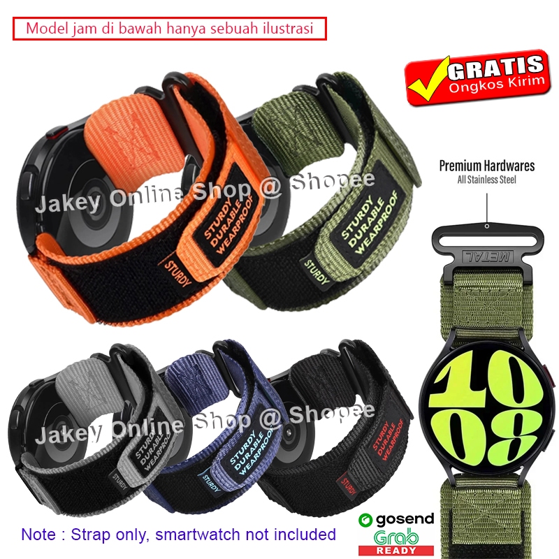 Nylon Loop Strap For Realme Watch 5 - Realme Watch S2/ S S Pro/2 2Pro/3 3Pro - Model Nylon Outdoor L
