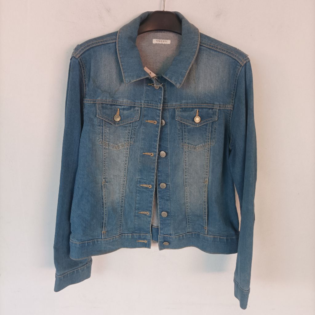 JAKET JEANS WANITA COLZA SECOND M JJW080