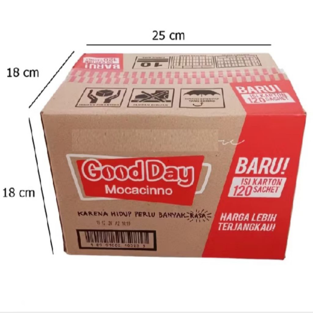Kardus bekas kopi good day 25×18×18