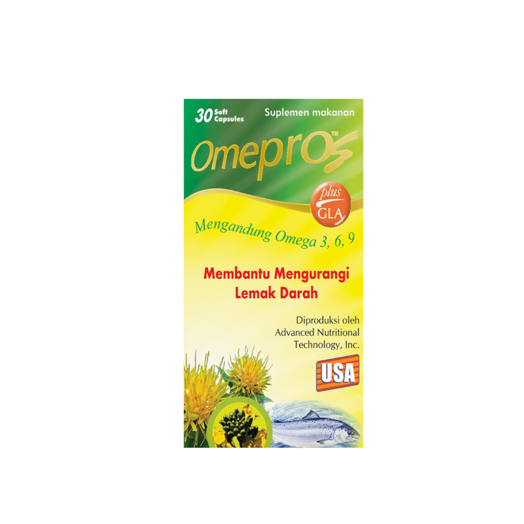Omepros 1 Botol Isi 30 Soft Capsul/ Minyak Ikan