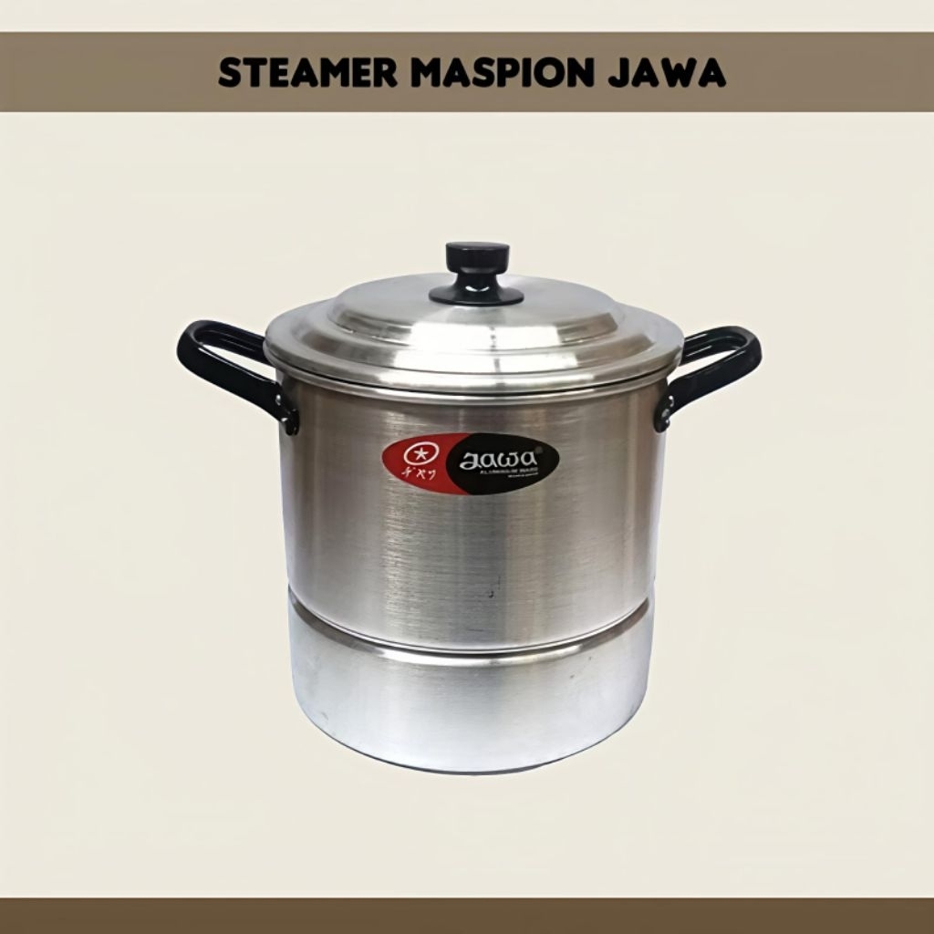 Kukusan / Dandang / Panci Kukus / Langseng / Steamer Aluminium Maspion Jawa 22 24 26 28 cm Maspion A