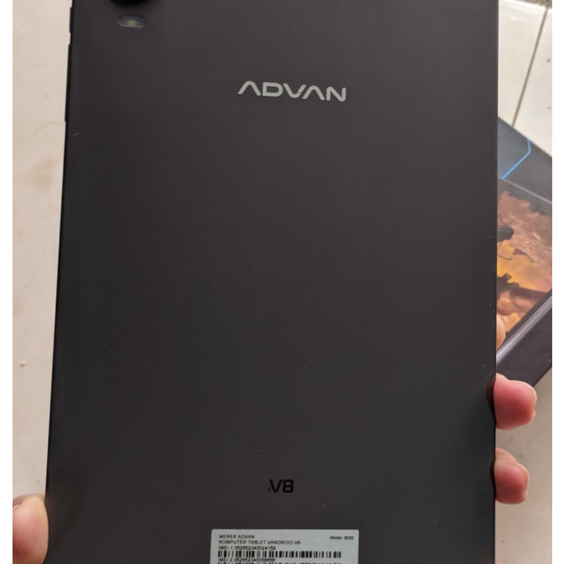 Advan Tab V8 - (8+8/128) internal 128gb Tablet V android 8.4" Ips Helio G99 Bekas Mulus