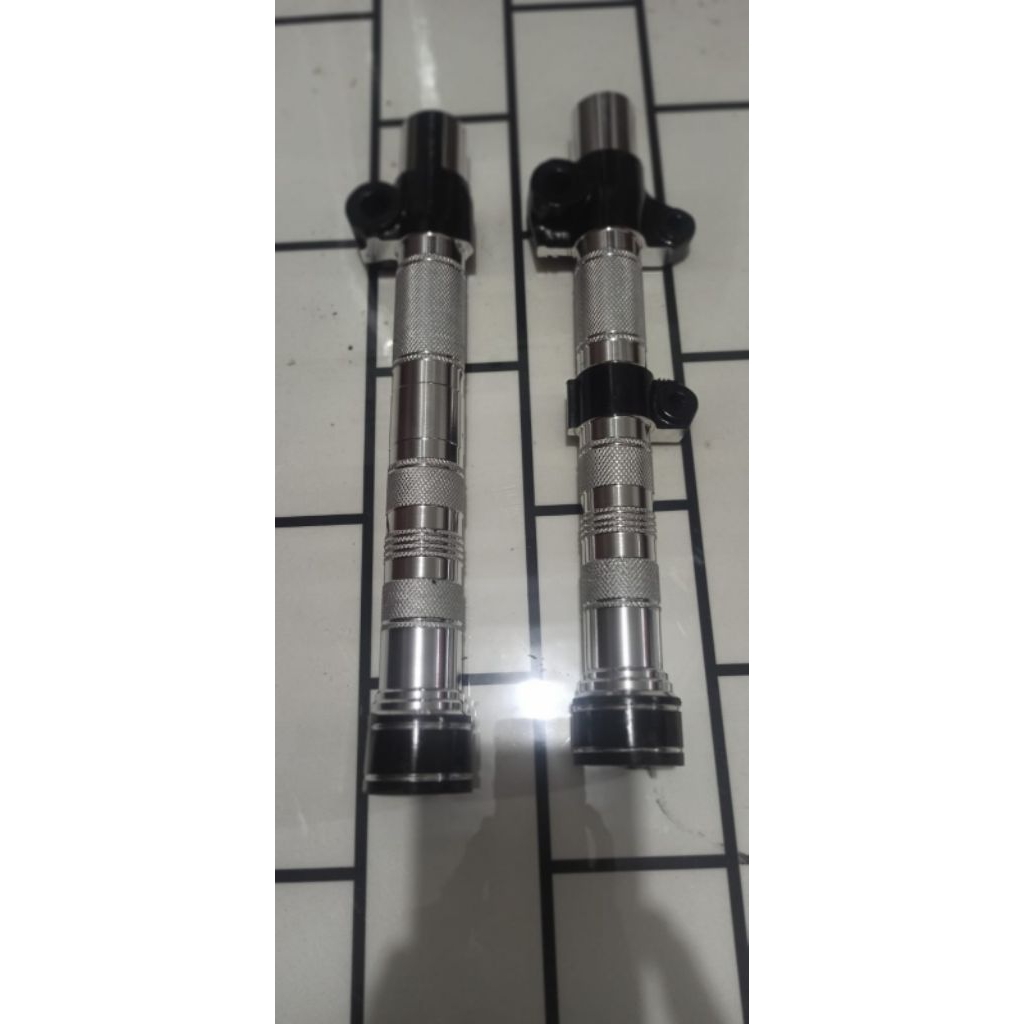 Bottom/Tabung Shock Depan Supra Bubut Cartel, Bahan Original