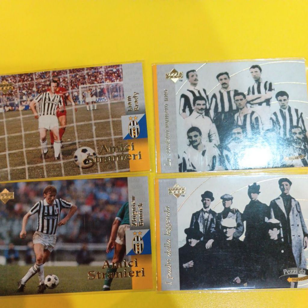 kartu bola upper deck Juventus 1997