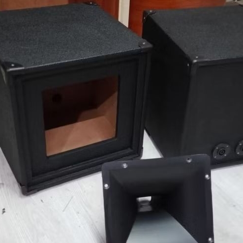 Box miniatur tweeter untuk driver horn 22 x 22 cm single/ double