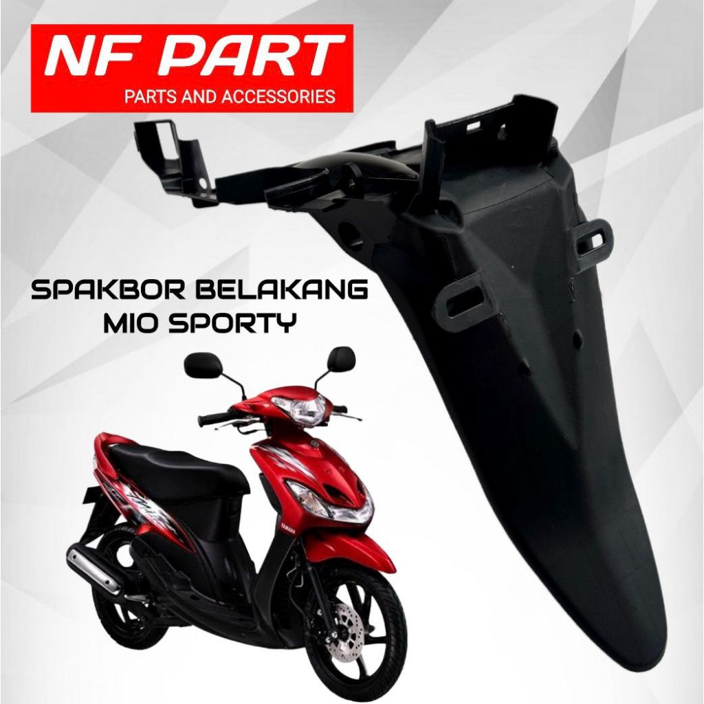 SPAKBOR BELAKANG MIO SPORTY LAMA MIO SMILE KARBU SLEBOR MIO LAMA VARIASI NF PART