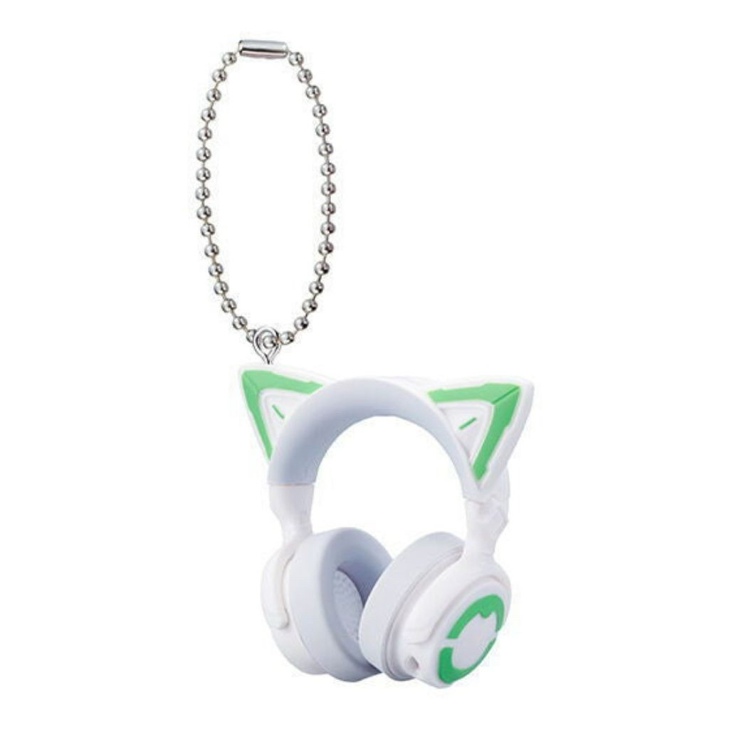 yowu headset gashapon green headphone figure