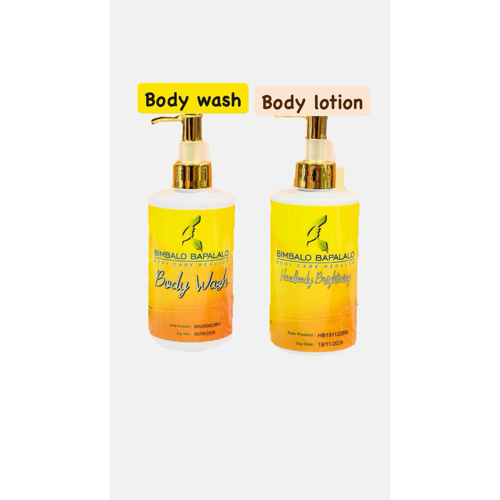 body wash dan lotion bimbalo bapalalo