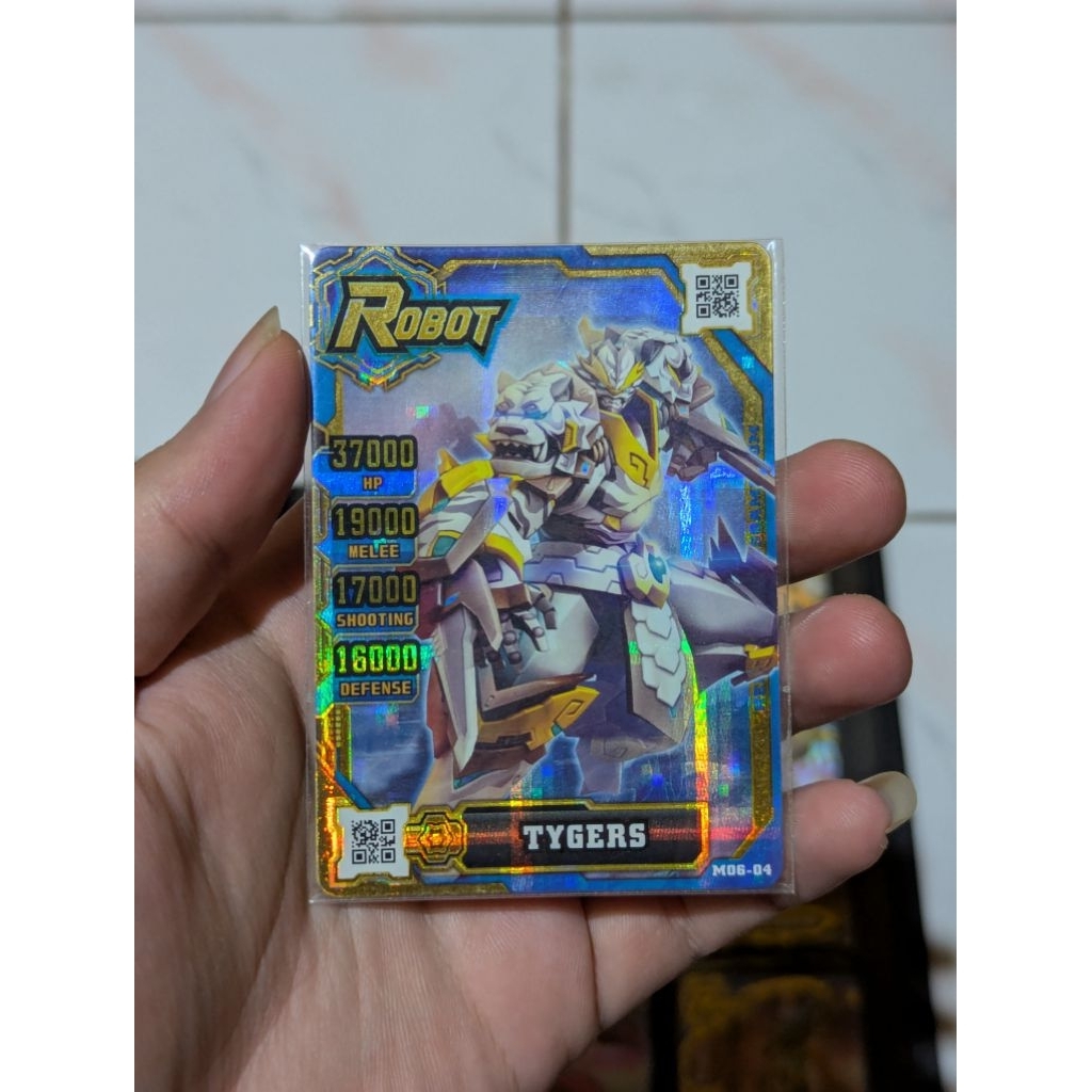 Kartu Hero Of Robots. Tygers Ver.6