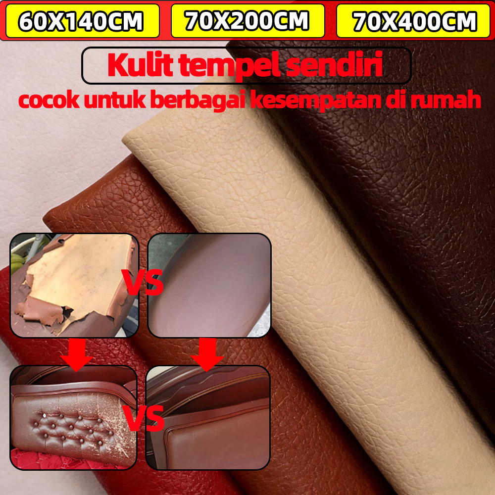 Spot barang Stiker Kulit Perbaikan | Leather Sticker Cover Perbaikan kulit sofa lama/kursi kulit rus