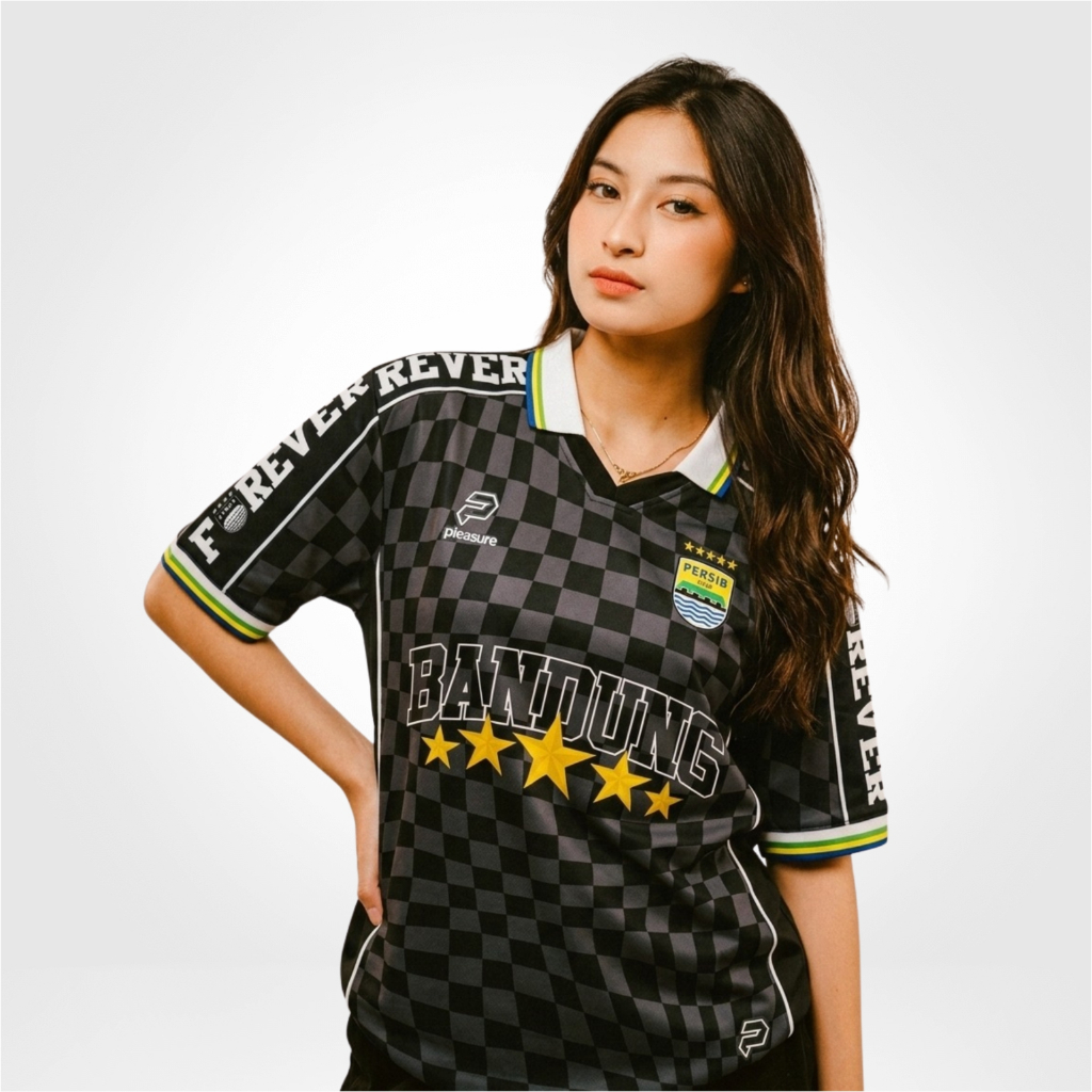 PLEASURE KAOS JERSEY PERSIB SPECIAL EDITION HATTRICK CHAMPIONS OVERSIZE