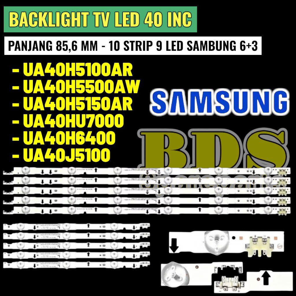 Backlight Tv led Samsung 40 inch UA 40H5100AR 40H5500AW 40H5150AR 40HU7000 40H6400 40J5100