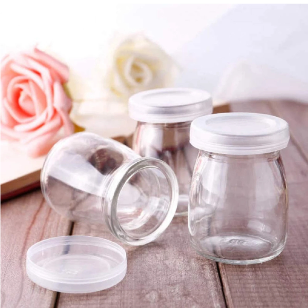 Isi 6 Pcs Puding Jar Kaca 100ml / Jar Puding 100ml /Jar Kaca Clear 100ml