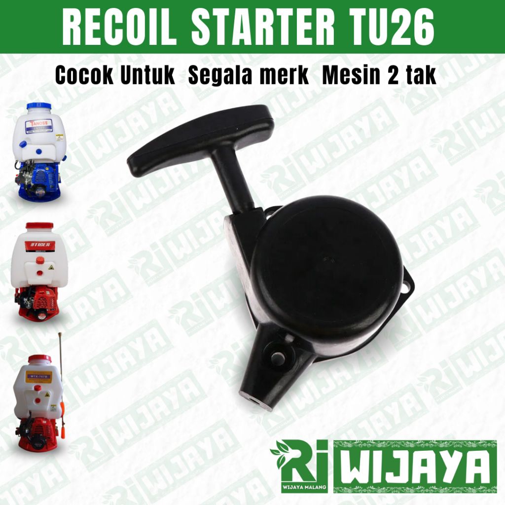 RECOIL STARTER TU26  ORIGINAL / RECOIL STARTER MESIN SEMPROT 2 TAK / TARIKAN MESIN SEMPROT