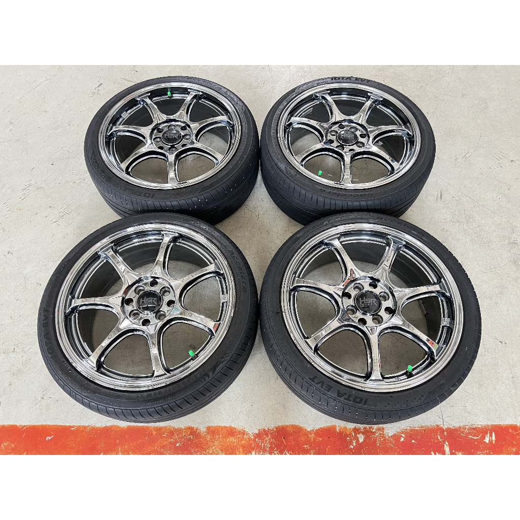 Velg Bekas HSR ARU TC10 R17 Ban Accelera Iota Evt 205 40 R17