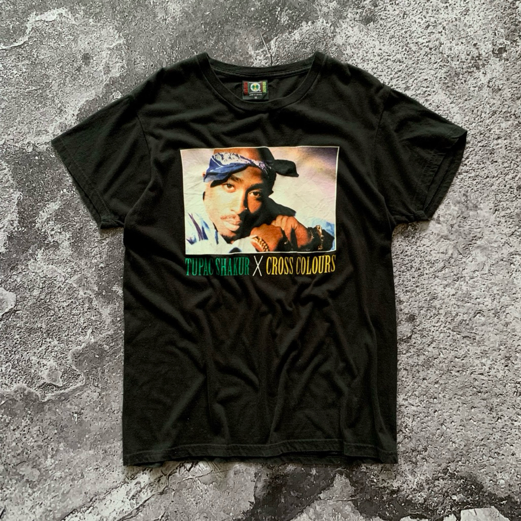 Tupac Shakur x Cross Colours | 2Pac Shakur | Rap Tee | Rap T-Shirt