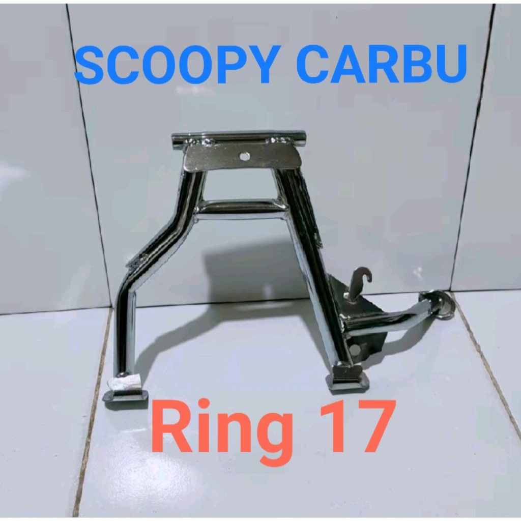 STANDAR TENGAH / STANDAR 2 CHROME SCOOPY CARBU RING 17