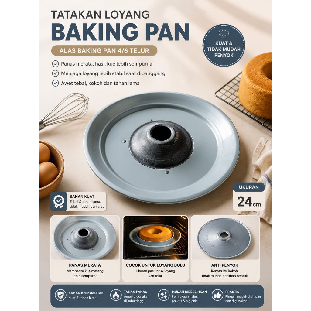 Alas baking pan/ Tatakan baking pan ukuran 28 cm